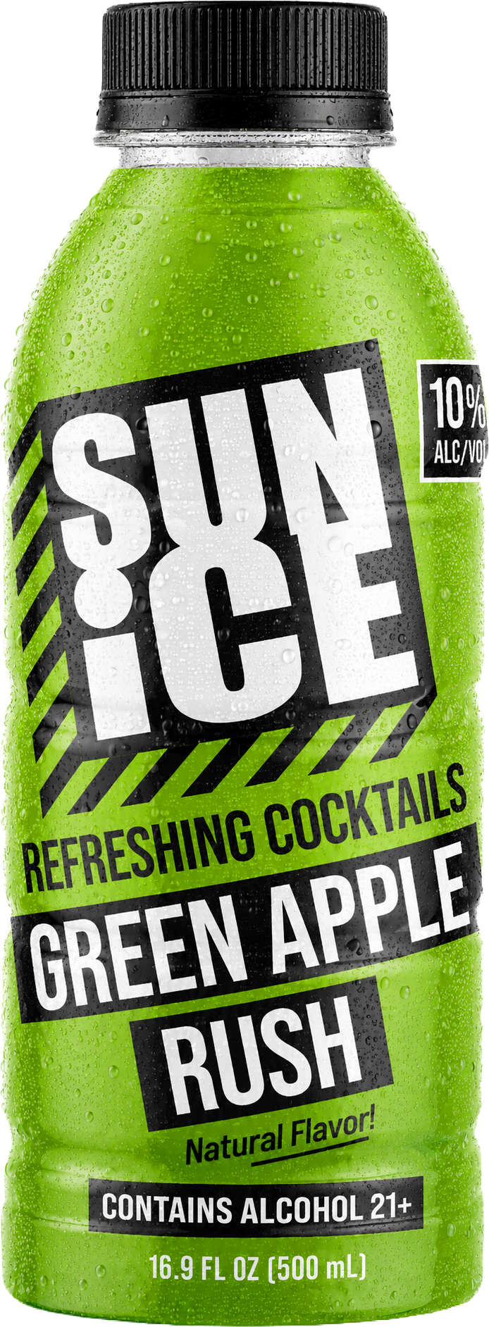Green Apple Rush bottle.
